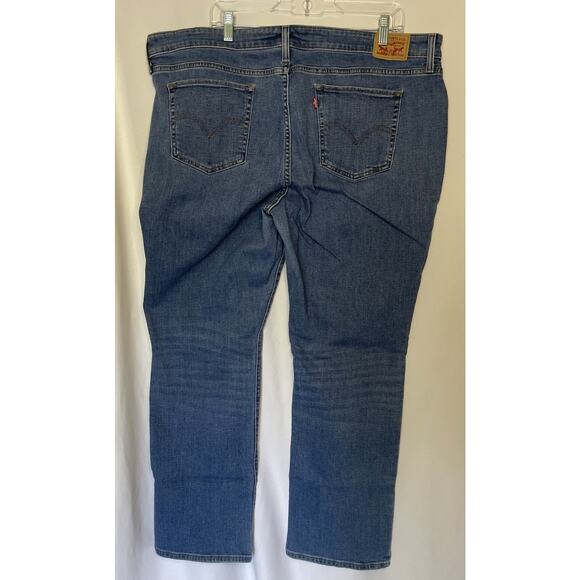 Levi’s 414 Classic Straight In lapis Speed 31” Inseam Jeans Size 24W - Picture 7 of 13